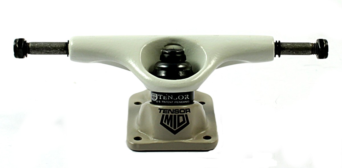 Tensor Trucks Skateboard Achse Slider Duo Tone weiss/sand 5.0