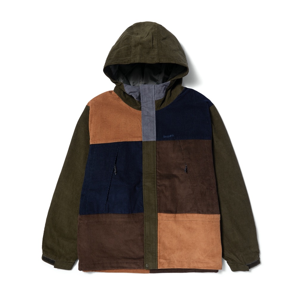 HUF Contrast Cord Mountain Jacke - avocado