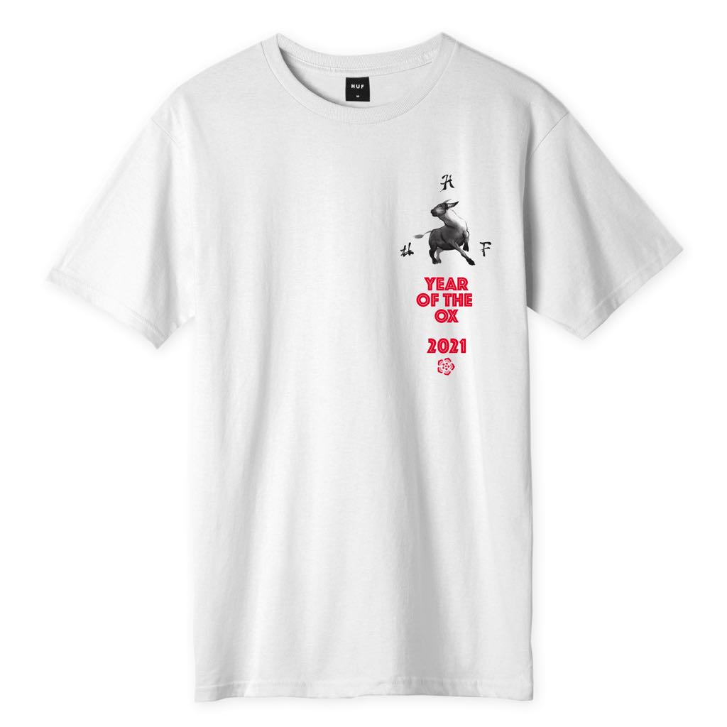 HUF Year Of The Ox TT T-Shirt white XXL