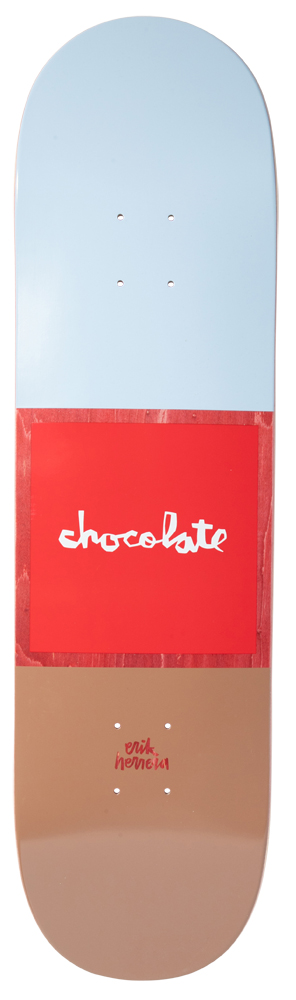 Chocolate Skateboard Deck Herrera Red Square 8,5