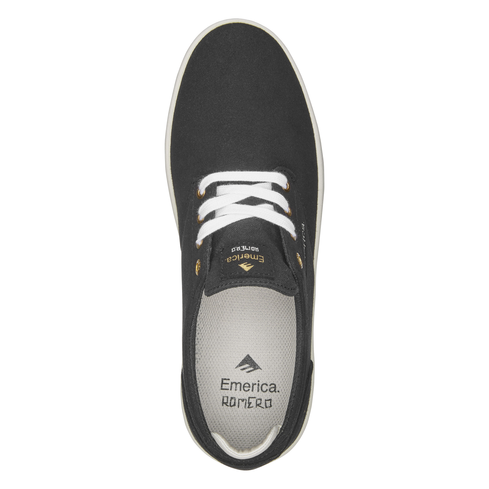 EMERICA Shoe THE ROMERO LACED bla/whi, black/white 10