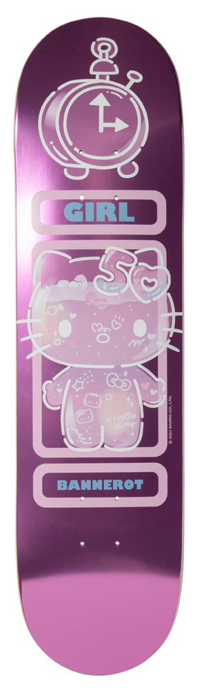 Girl Skateboard Deck Bannerot Hello Kitty 50th 8