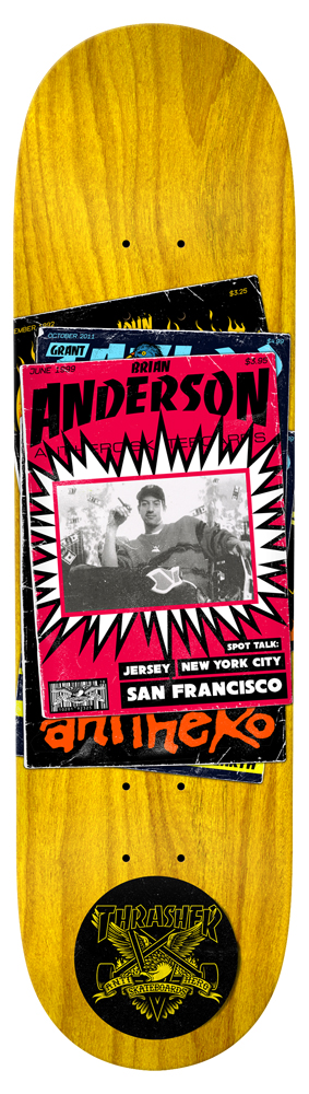 Anti Hero Skateboard Deck Anderson Thrasher Collab 9,00