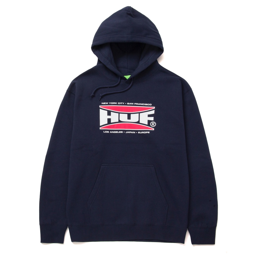 HUF Bolt Hoodie - marine