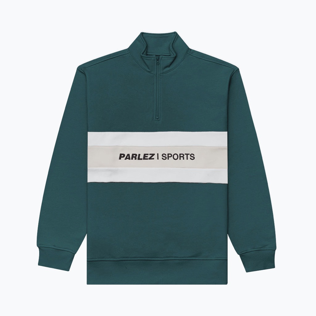 Parlez Carluccio Quarter Zip - deep green XXL