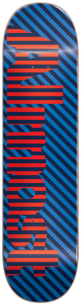 Almost Skateboard Deck Team Stripes 7,375 HYB Blue 7,38