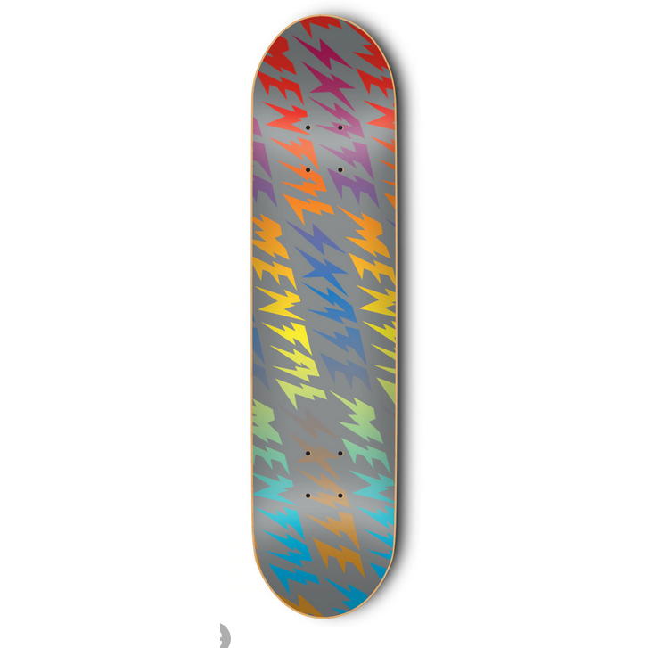 Skate-Mental Bolts Multicolore Skateboard Deck 8.375