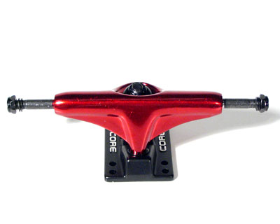 Core Trucks skateboard axle metallic red / black 5.0