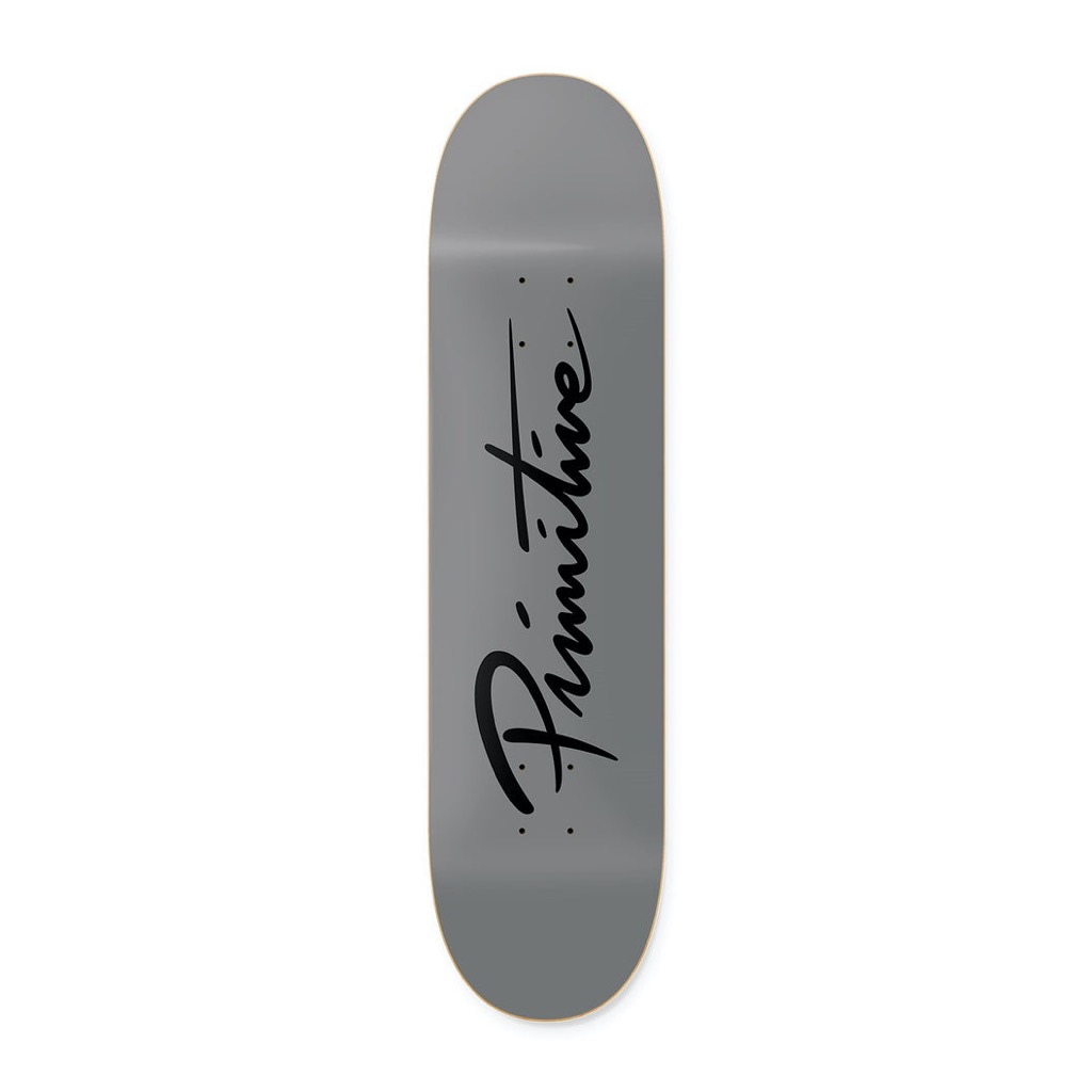 Primitive Nuevo Script Core grey Deck - 8.38