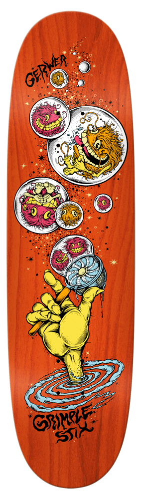 Anti Hero Skateboard Deck Gerwer Grimplestix Backpage 8,38