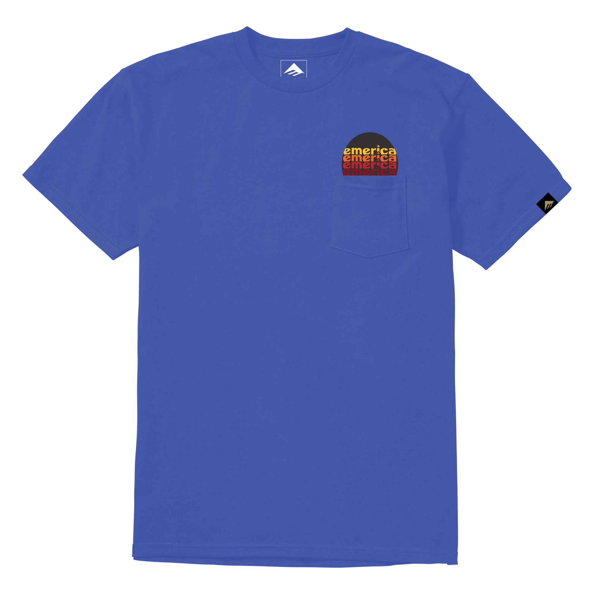 EMERICA T-Shirt HIGH NOON POCKET, royal M