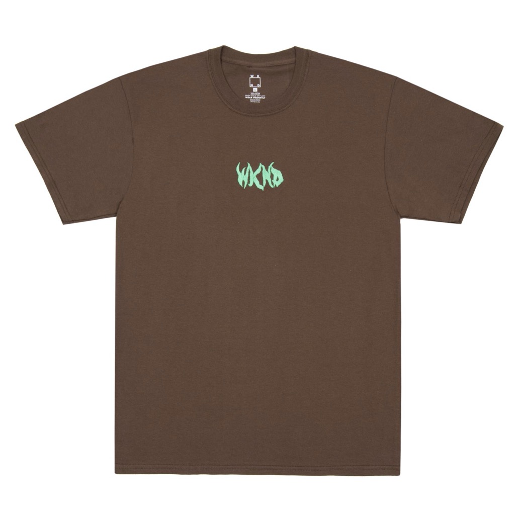 WKND Spikey Embroidered T-Shirt - brown S