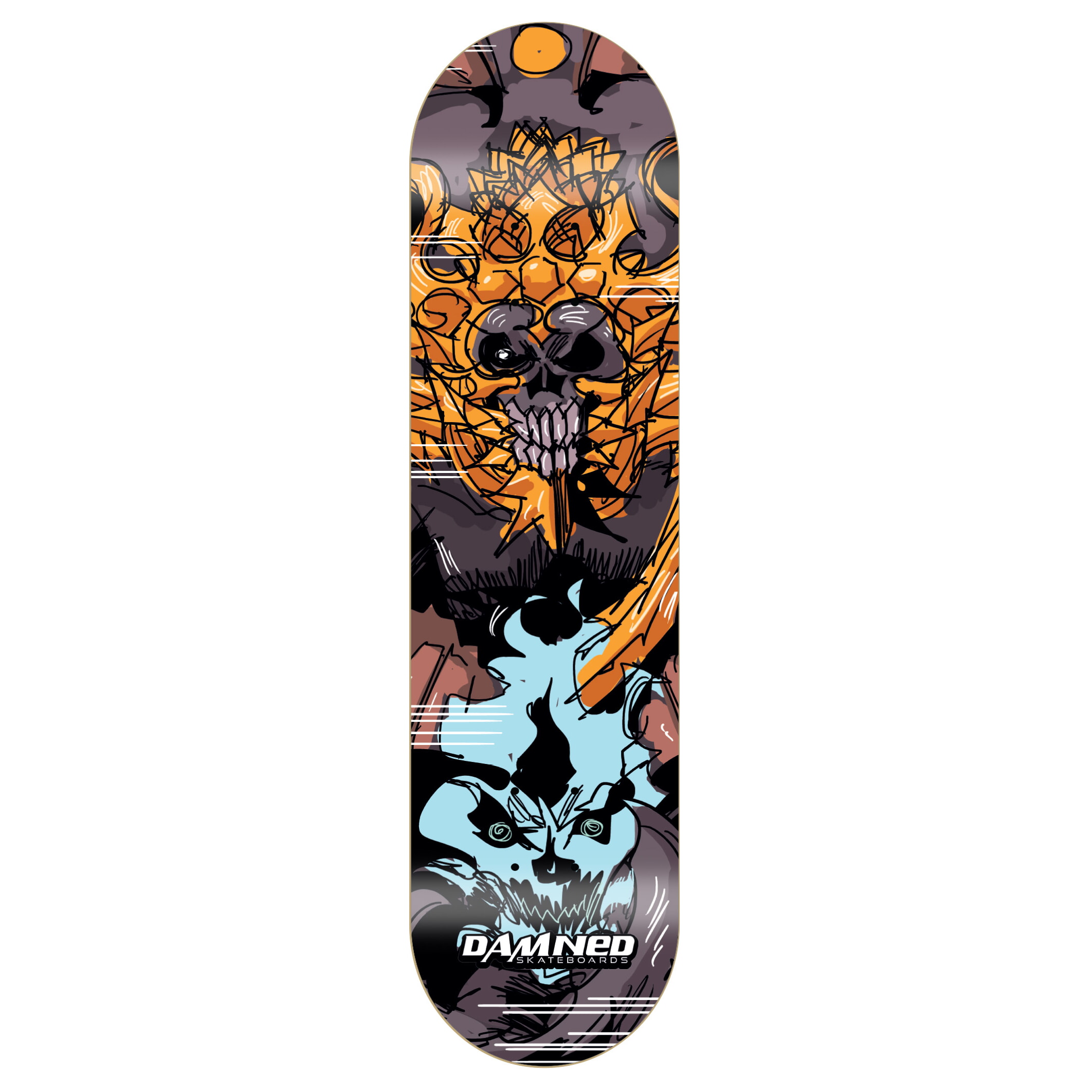 Damned Skateboard Deck Avatar 8.12