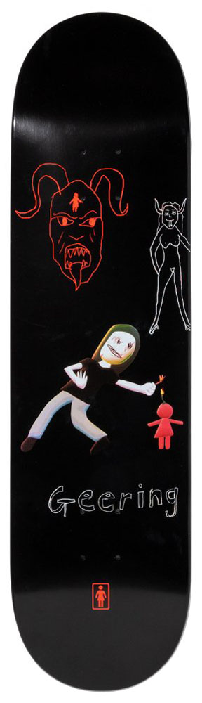 Fille Skateboard Deck Geering Devil 8