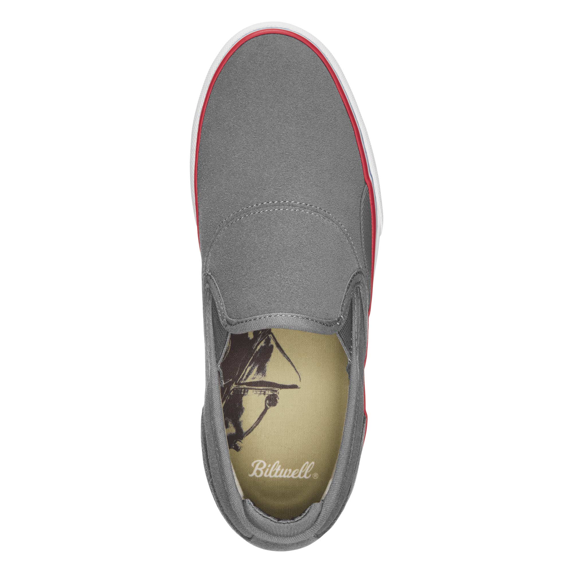 EMERICA Shoe WINO G6 SLIP-ON X BILTWELL cha, charcoal 9