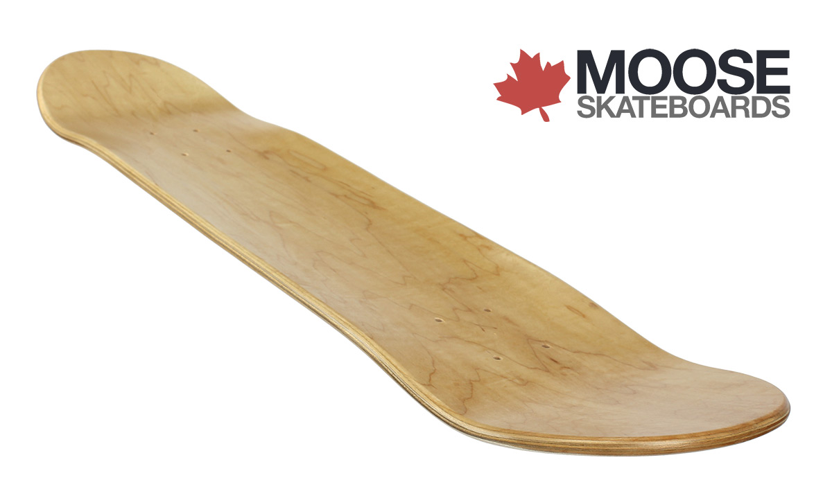 Moose Blank Skateboard Deck Mid 7.25