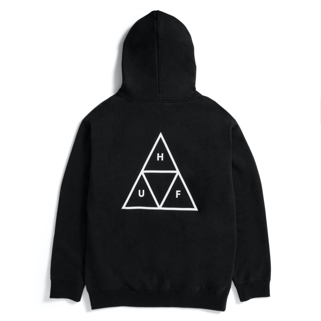 HUF Set Triple Triangle Hoodie - black S