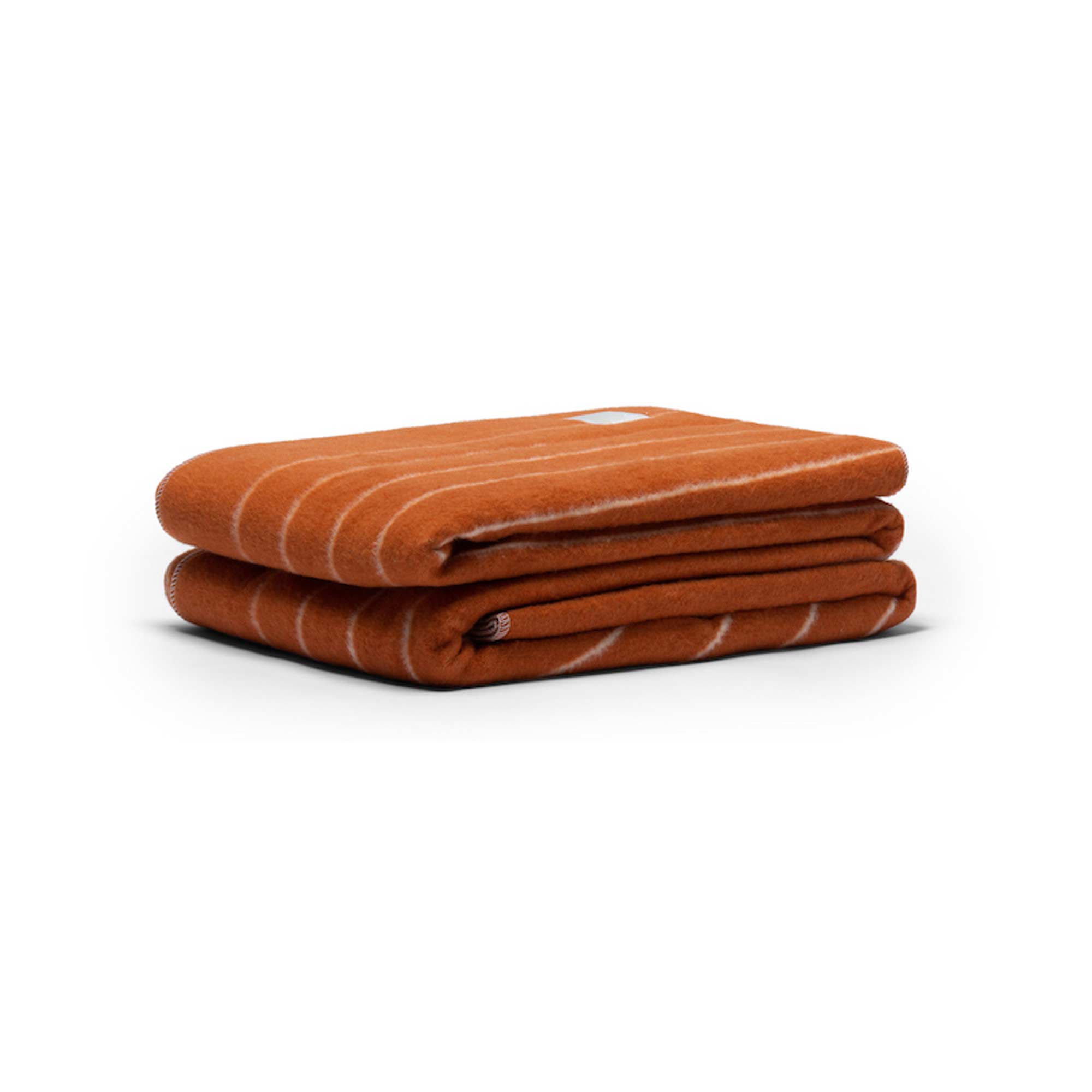 RUMPL Blanket JACQUARD MERINO SOFTWOOL / THROW, terra cotta - arches