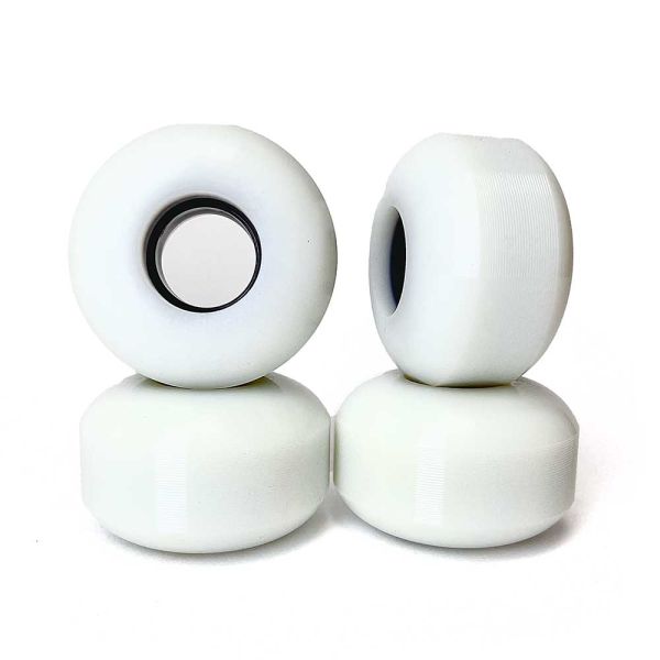 Blank skateboard wheels White Core 100A 52mm