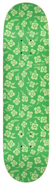 Krooked Skateboard Deck Team Flowers PP 8,38