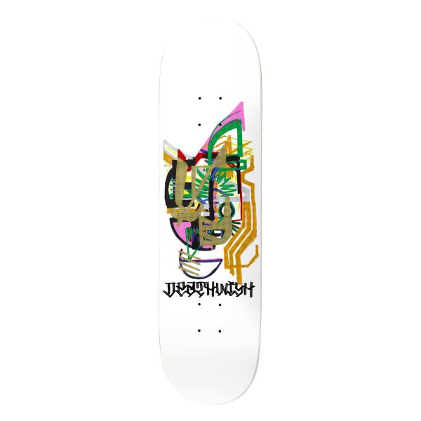 DEATHWISH Deck GOLD MASK DECK JD 8.475, white 8.4