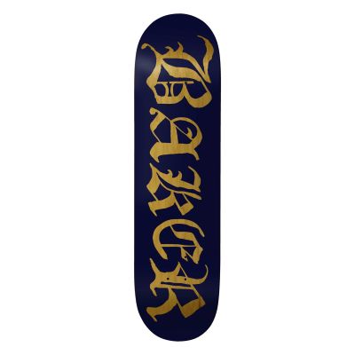 BAKER Deck OLD E NAVY/YLW VENEER JF 8.25, navy/yellow 8.2