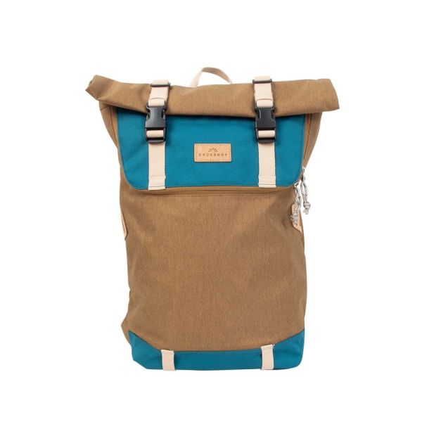 Doughnut Christopher Euro Rucksack Rolltop Rucksack - khaki x teal