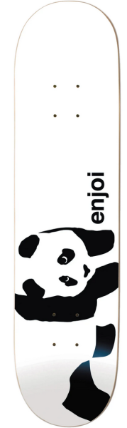 Enjoi Whitey Panda Logo Wide R7 Skateboard Deck 8.5