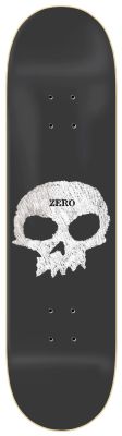 Zero Skateboard Deck Team Single Skull Chalkboard 8,25