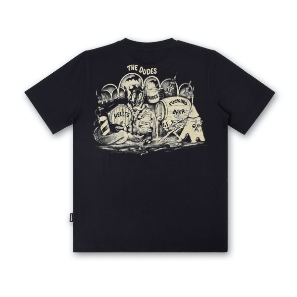 The Dudes Helles In Hell T-Shirt - black