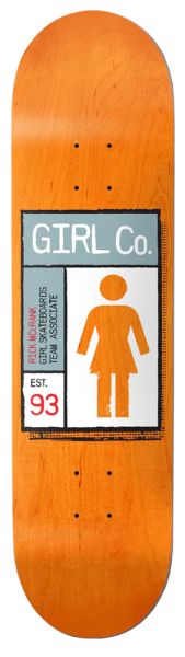 Girl Skateboard Deck McCrank Gridbox 8,50