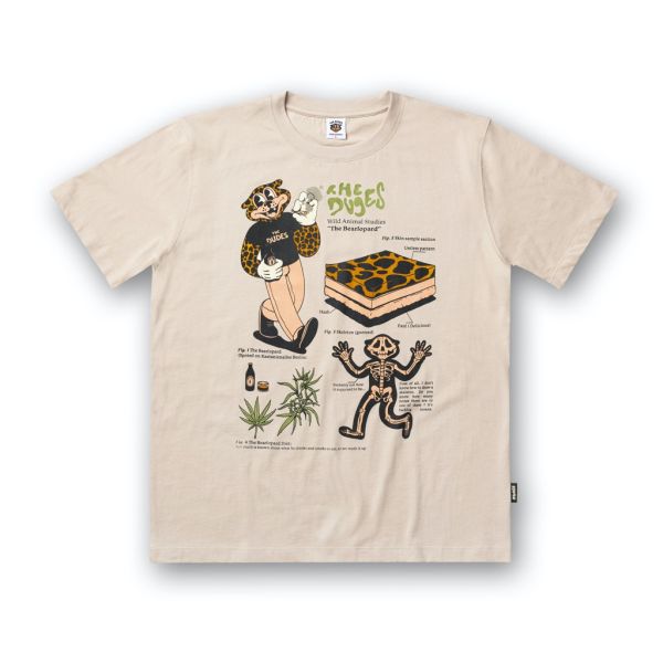 The Dudes Bearlopard T-Shirt - desert dust