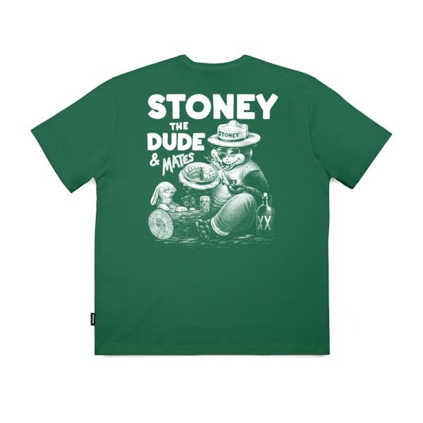 The Dudes Mates T-Shirt - bottle green