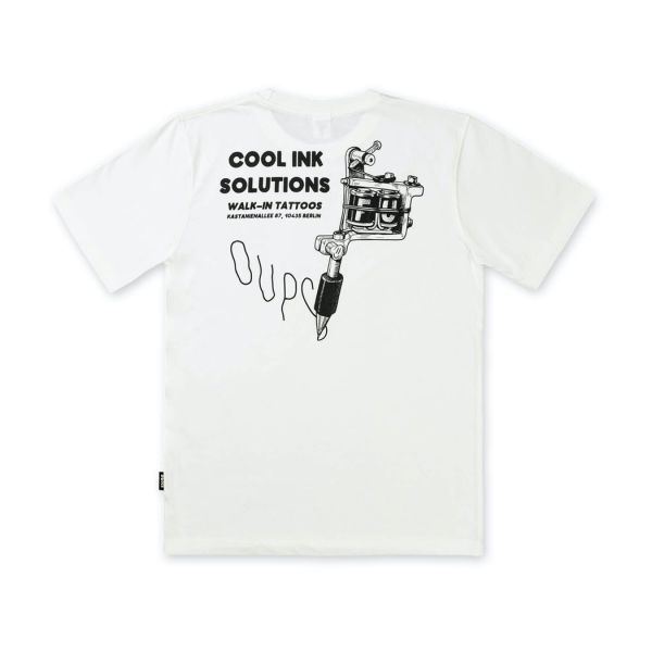 The Dudes Cool Ink T-Shirt - off-white