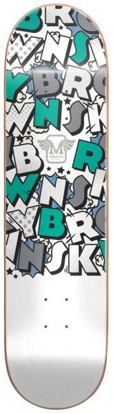 Monarch Skateboard Deck Brown Rialto 8,00 R7