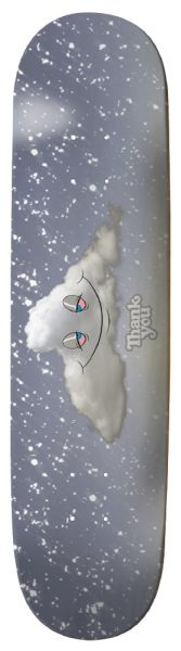 Thank You Skateboard Deck Head in the Snow Cloud 8,00