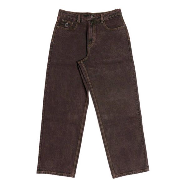 NNSNS Pant BIGGERFOOT DENIM burgundy acid wash