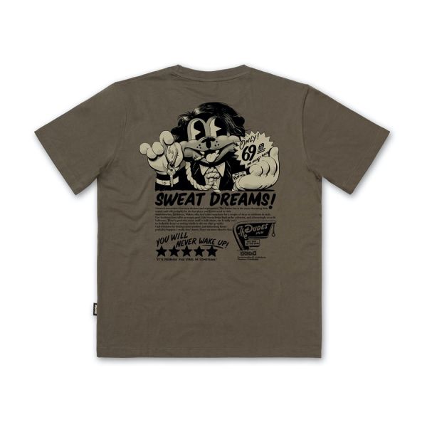 The Dudes Sweat Dreams T-Shirt - khaki