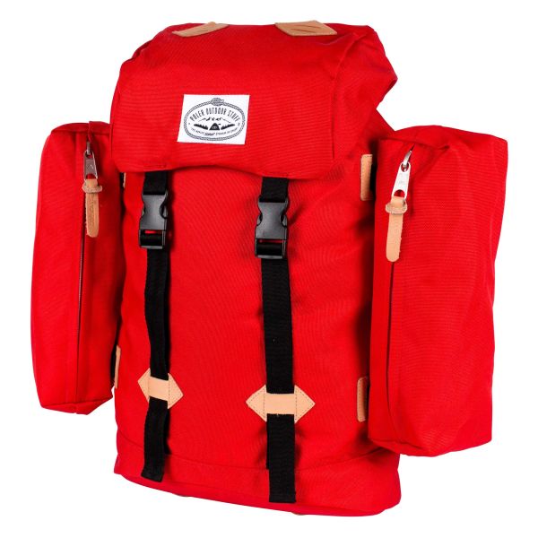 POLER Bag RETRO (CLASSIC) RUCKSACK, bright red