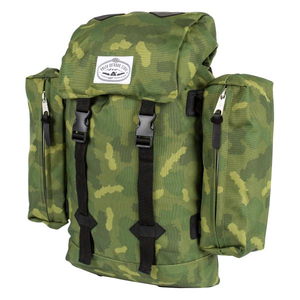 POLER Bag CLASSIC RUCKSACK, green furry camo