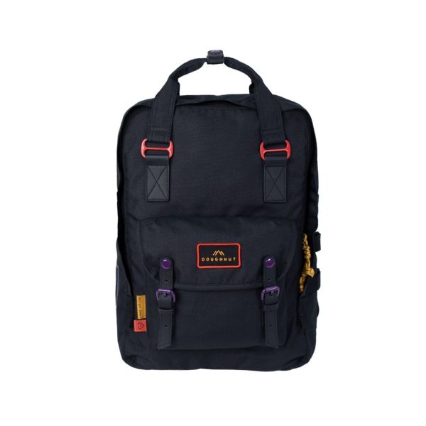 Doughnut Macaroon Large Happy Camper Series Rucksack - black