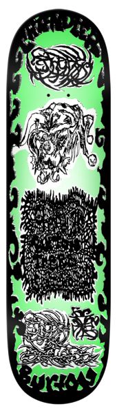 There Skateboard Deck Burton Festering Jester 8,50