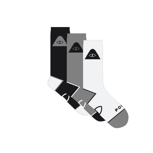 Poler Icon Socken 3-Pack - basics