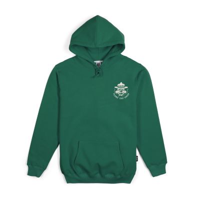 The Dudes Please Hoody - bottle green