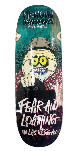 Heroin Skateboards "Fear and Loathing" Egg deck 10.4