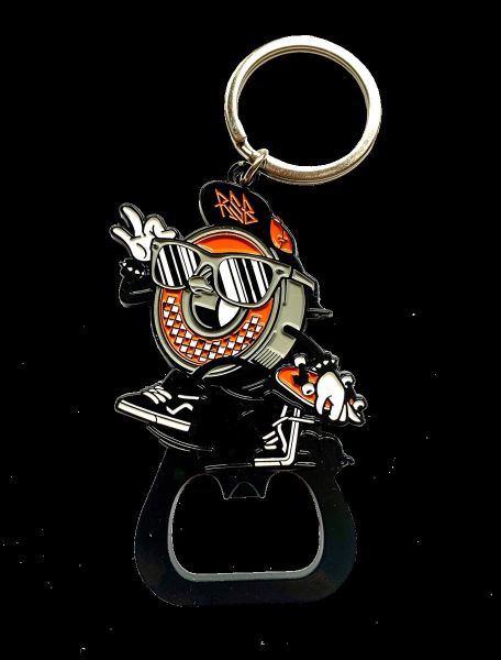 Rock Star Bearings Bottle Opener Key Chain