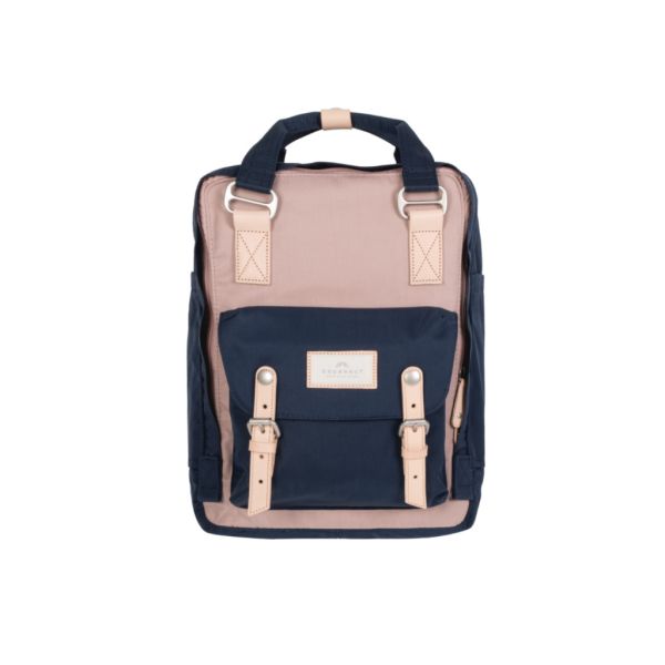 Doughnut Macaroon Rucksack - light pink navy