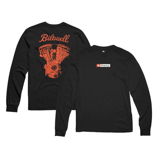 EMERICA Longsleeve BILTWELL black