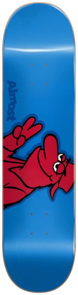 Almost Skateboard Deck Team Red Head 8,375 HYB Blue