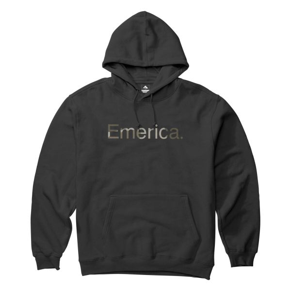 EMERICA Sweat PURE LOGO HOODIE black camo